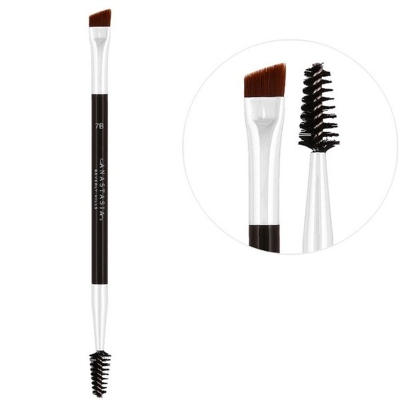 Anastasia Beverly Hills NWT 7B Dual Ended Precision Brow Brush and Spoolie - Picture 2 of 7